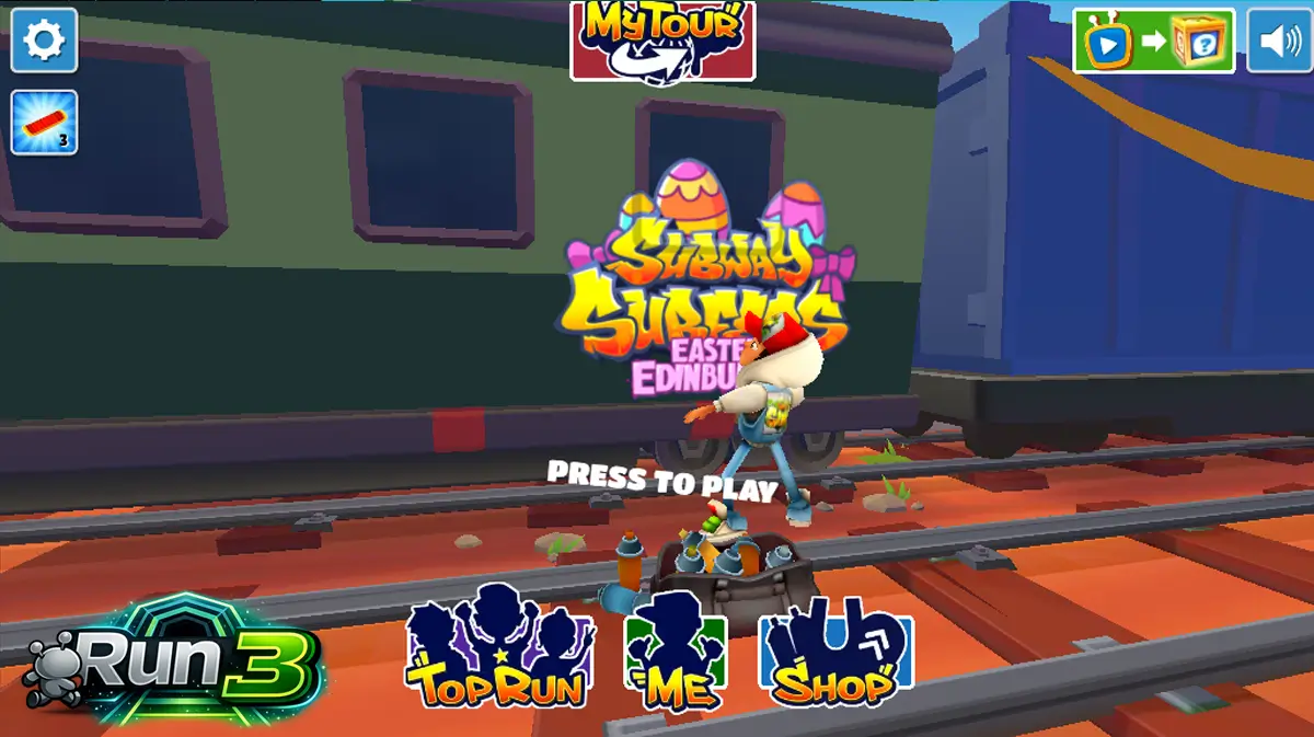 Subway Surfers featured image with logo and runner action